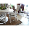 Chaise Lussac Blanc Essuyé
