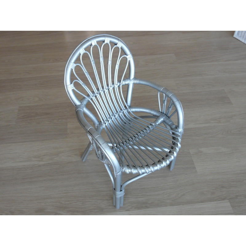 Fauteuil Enfant Winnie Gris Argent