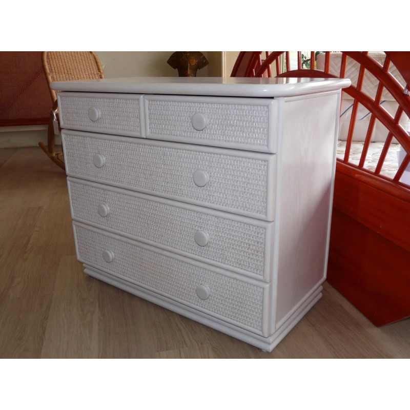 Commode Amneville 4 ou 5 tiroirs