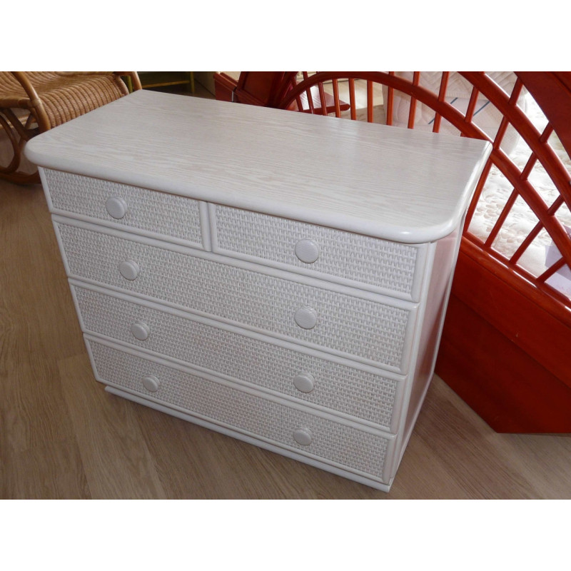Commode Amneville 4 ou 5 tiroirs