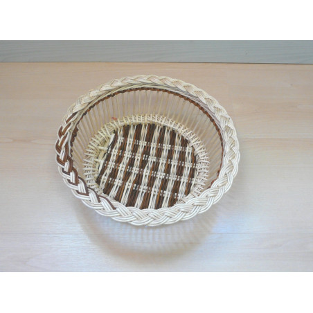 Corbeille Ronde - Finition Clair Fin