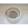 Corbeille Ronde - Finition Clair Fin