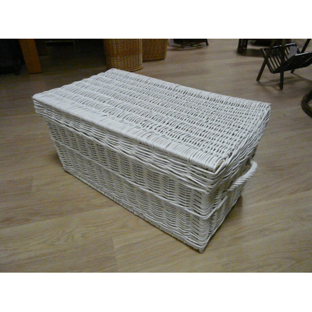 Coffre Plat Couvercle Emboité Laqué
